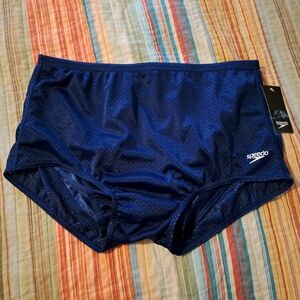 Speedo Navy Blue Swim Trunks